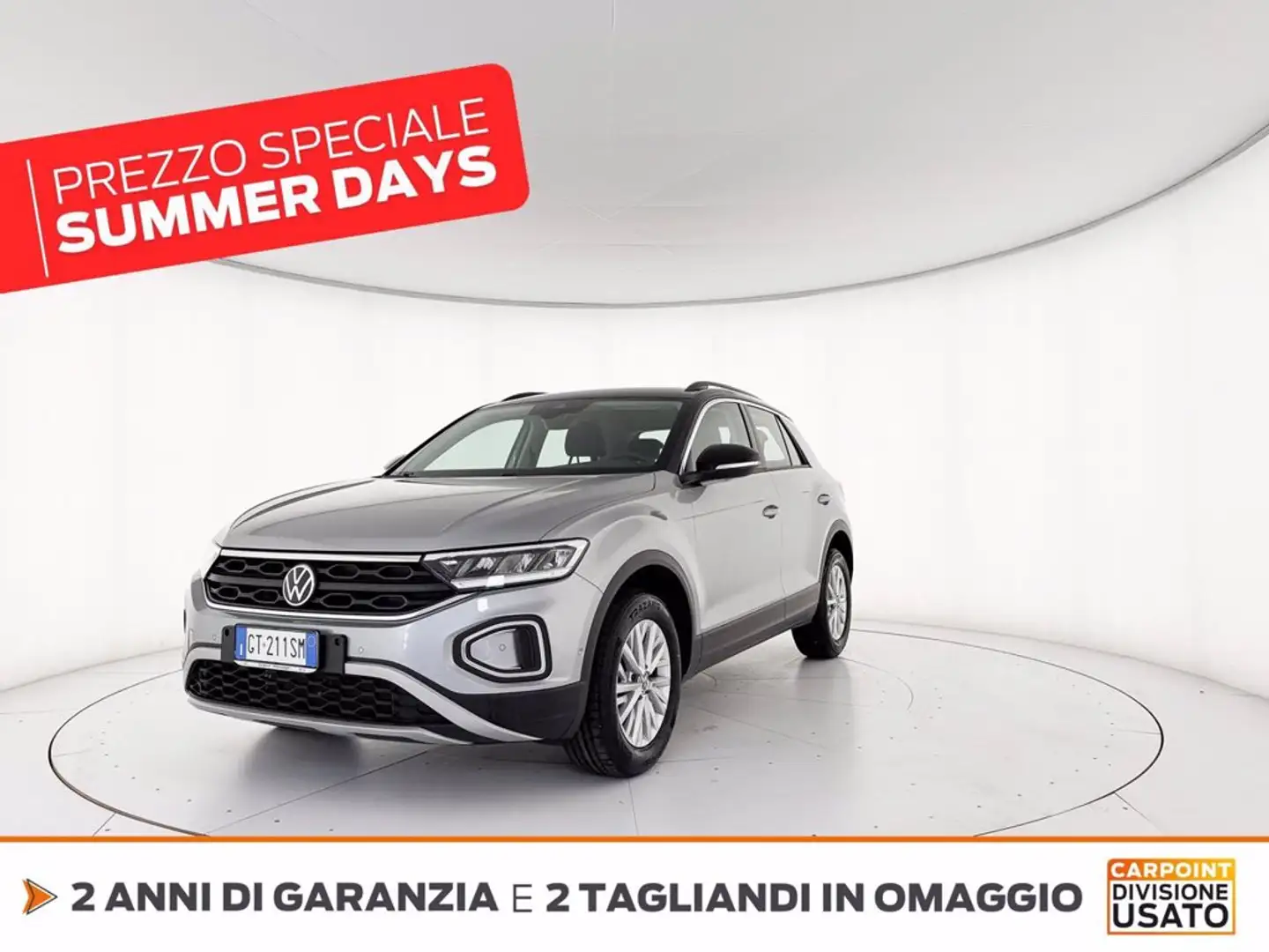 Volkswagen T-Roc 2.0 tdi life 115cv Grigio - 1