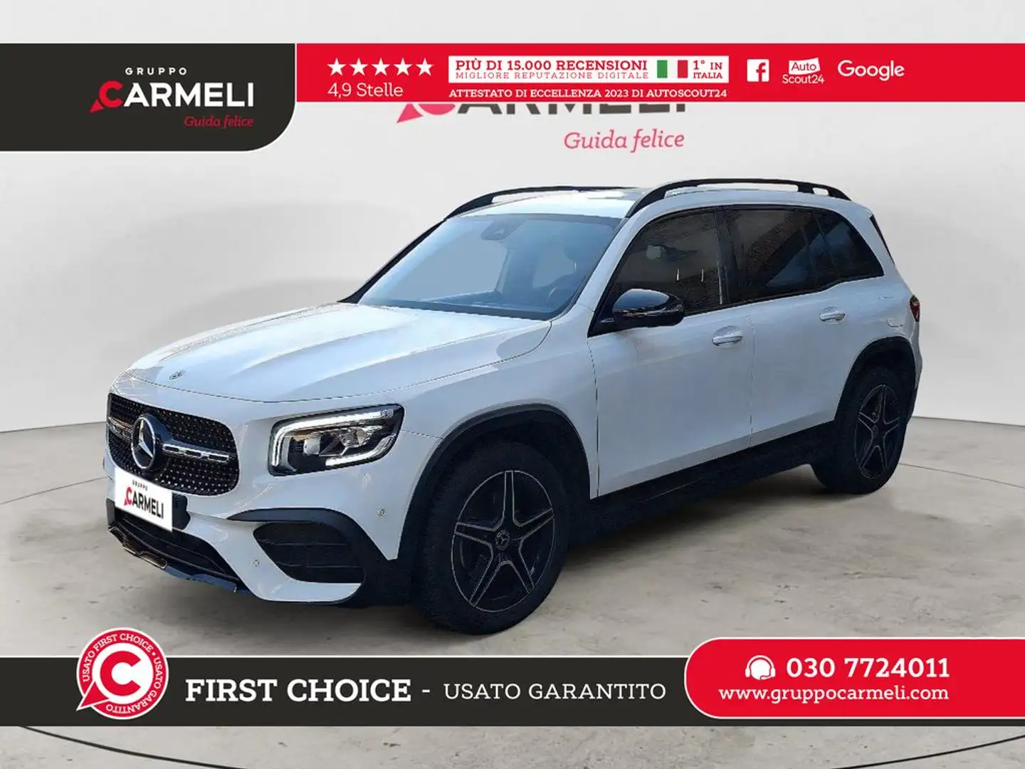 Mercedes-Benz GLB 180 d Premium AMG Bianco - 1