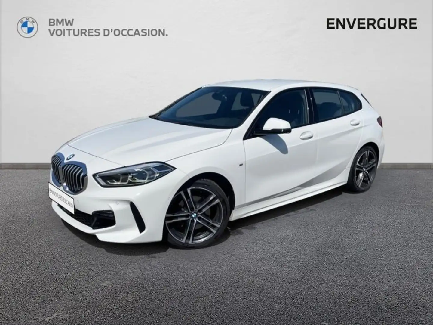 BMW 118 118dA 150ch M Sport 8cv Blanc - 1
