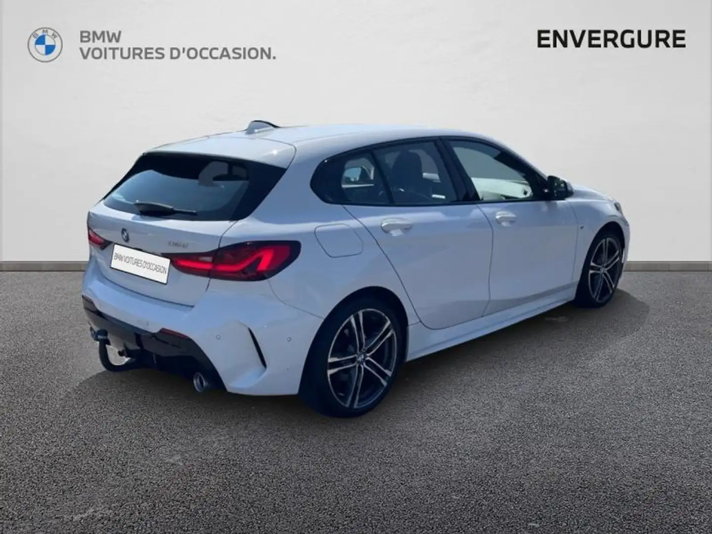 BMW 118 118dA 150ch M Sport 8cv Blanc - 2