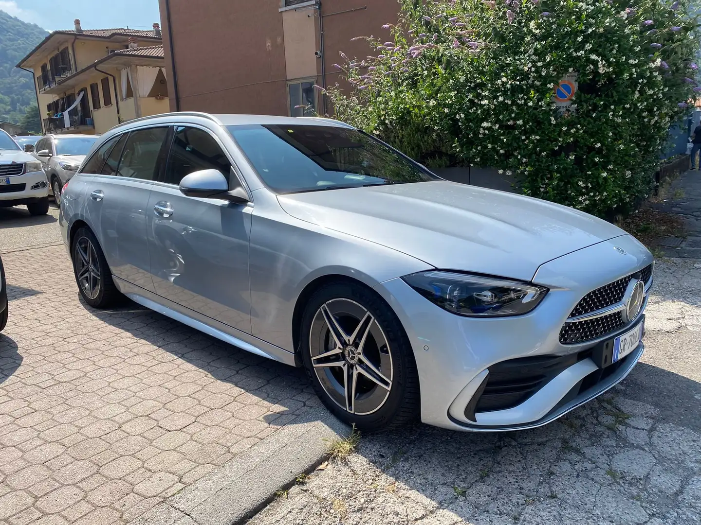 Mercedes-Benz C 220 C SW 220 d mhev Premium Pro auto Grigio - 2