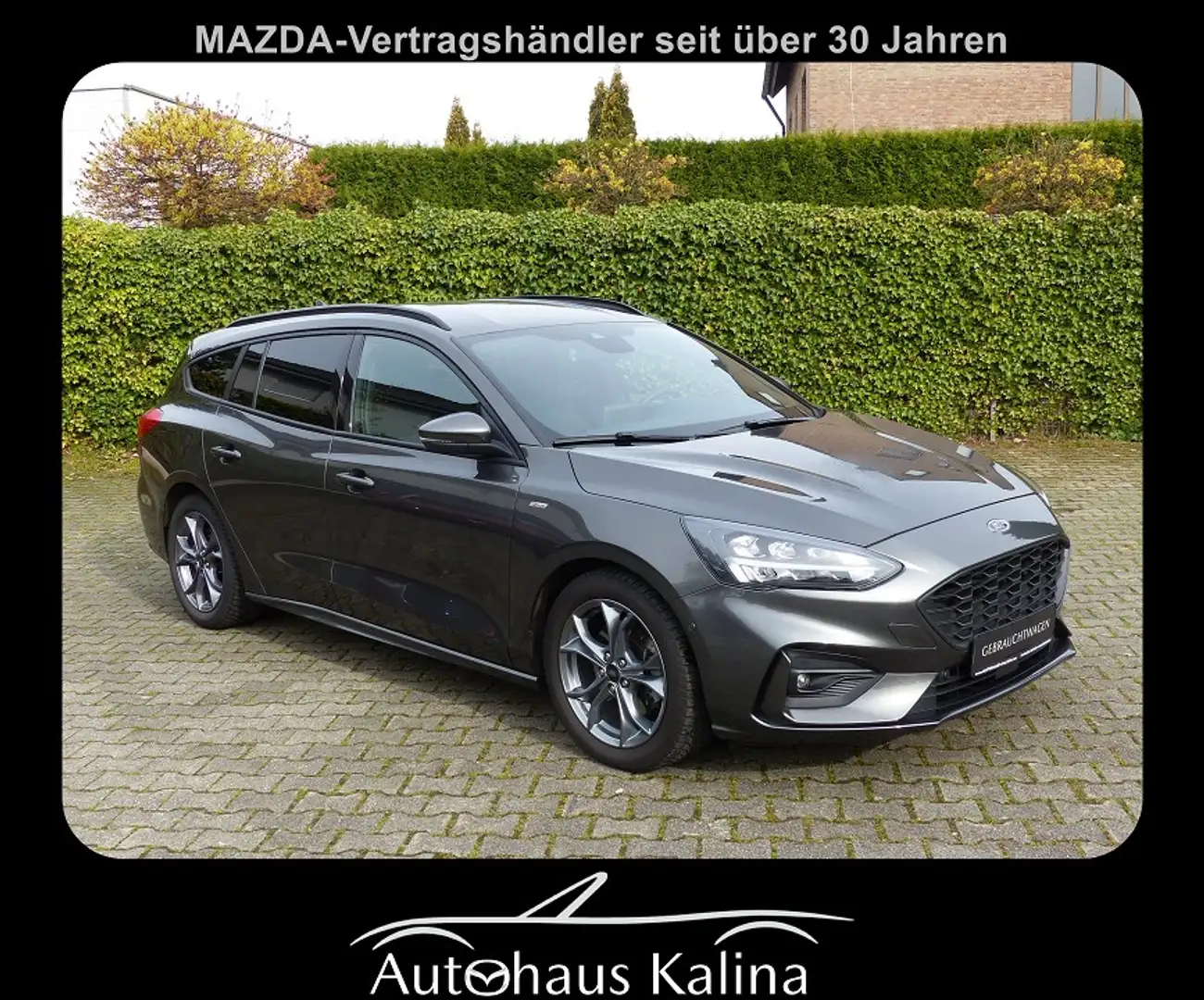 Ford Focus Turnier 1.0 EcoBoost Hybrid ST-LINE + NAVI Gris - 1