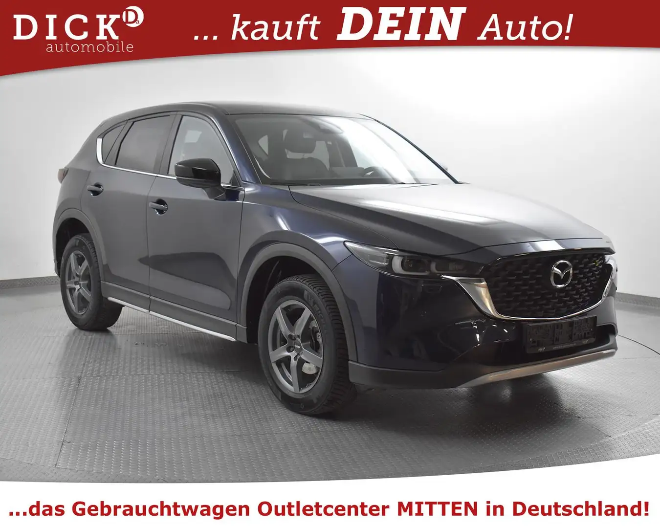 Mazda CX-5 2.5 Aut Newground HEAD+360+LEDER+SHZ+NAVI+ Bleu - 1