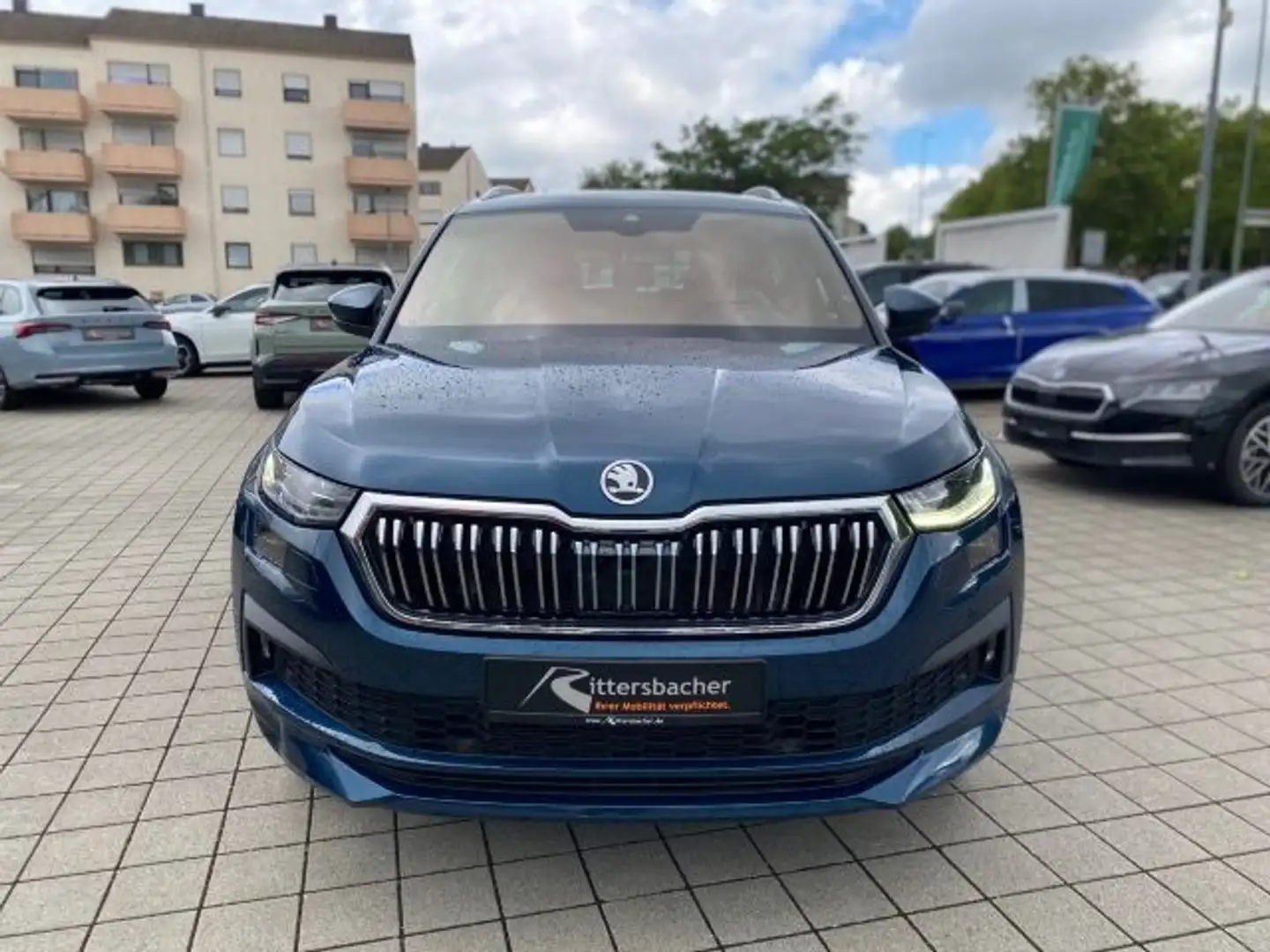 Skoda Kodiaq 2.0 TDI 4x4 DSG L&K AHK Pano 7-Sitzer Blau - 2