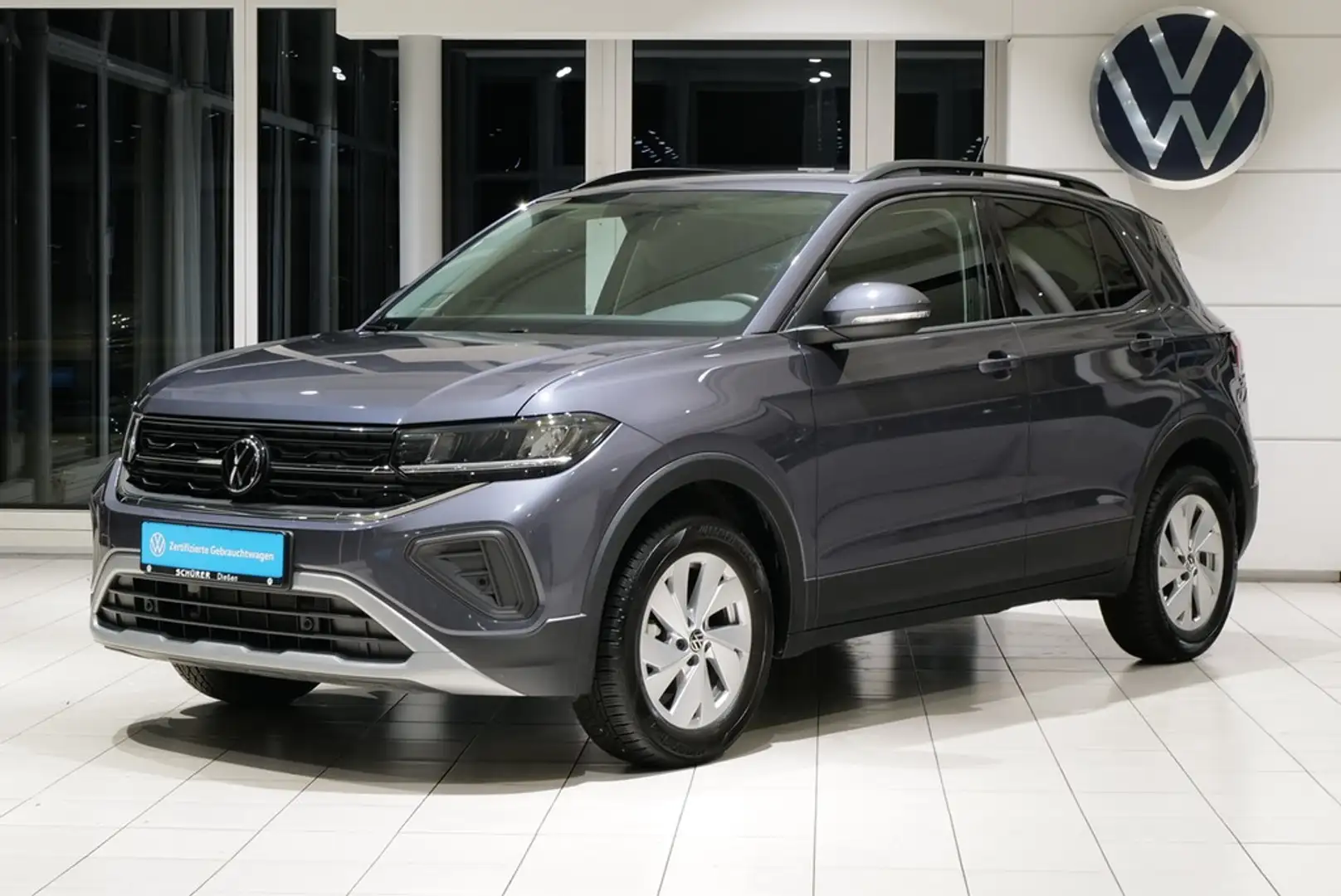 Volkswagen T-Cross 1.0TSI Life LED RKam ACC IQ-Drive Gris - 2