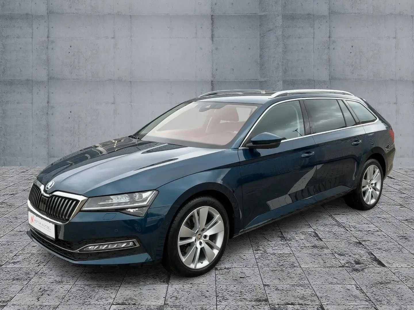 Skoda Superb Combi 2.0 TDI DSG STYLE LED+NAV+AHK+2xSHZ Blau - 2