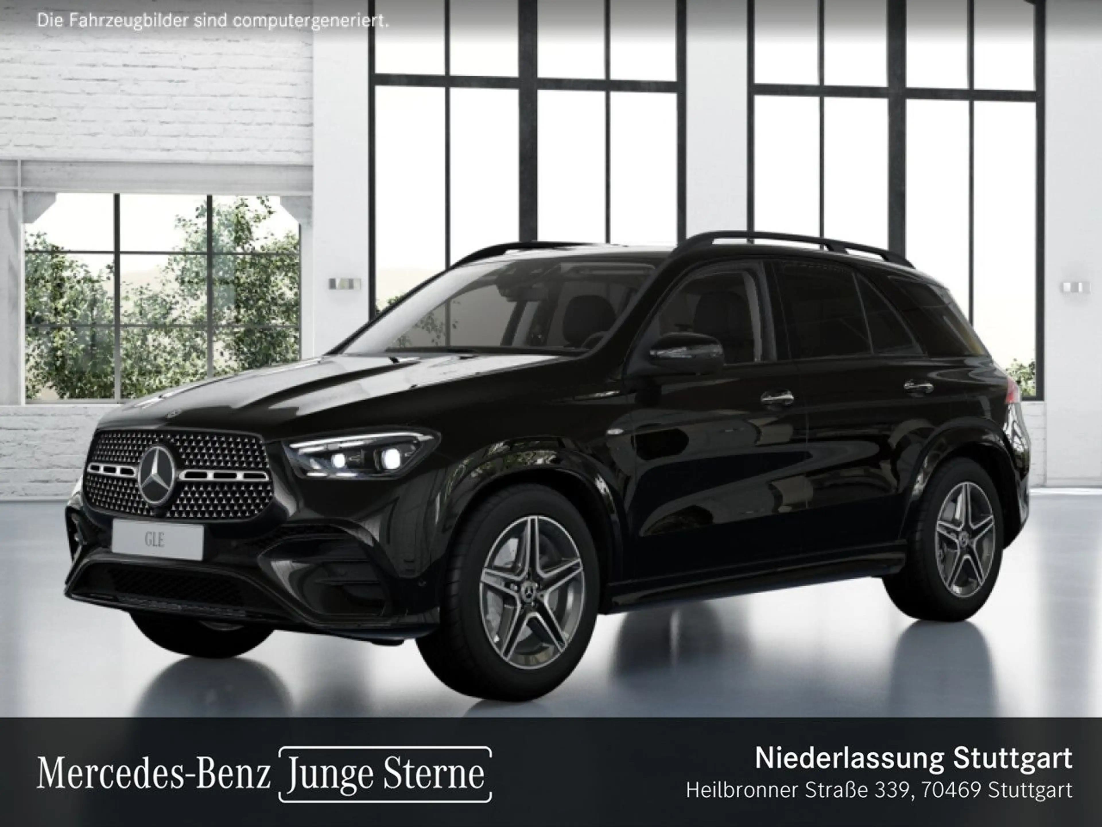 Mercedes-Benz GLE 350 de 4M AMG+NIGHT+PANO+360+AHK+MULTIBEAM+20" — photo 14