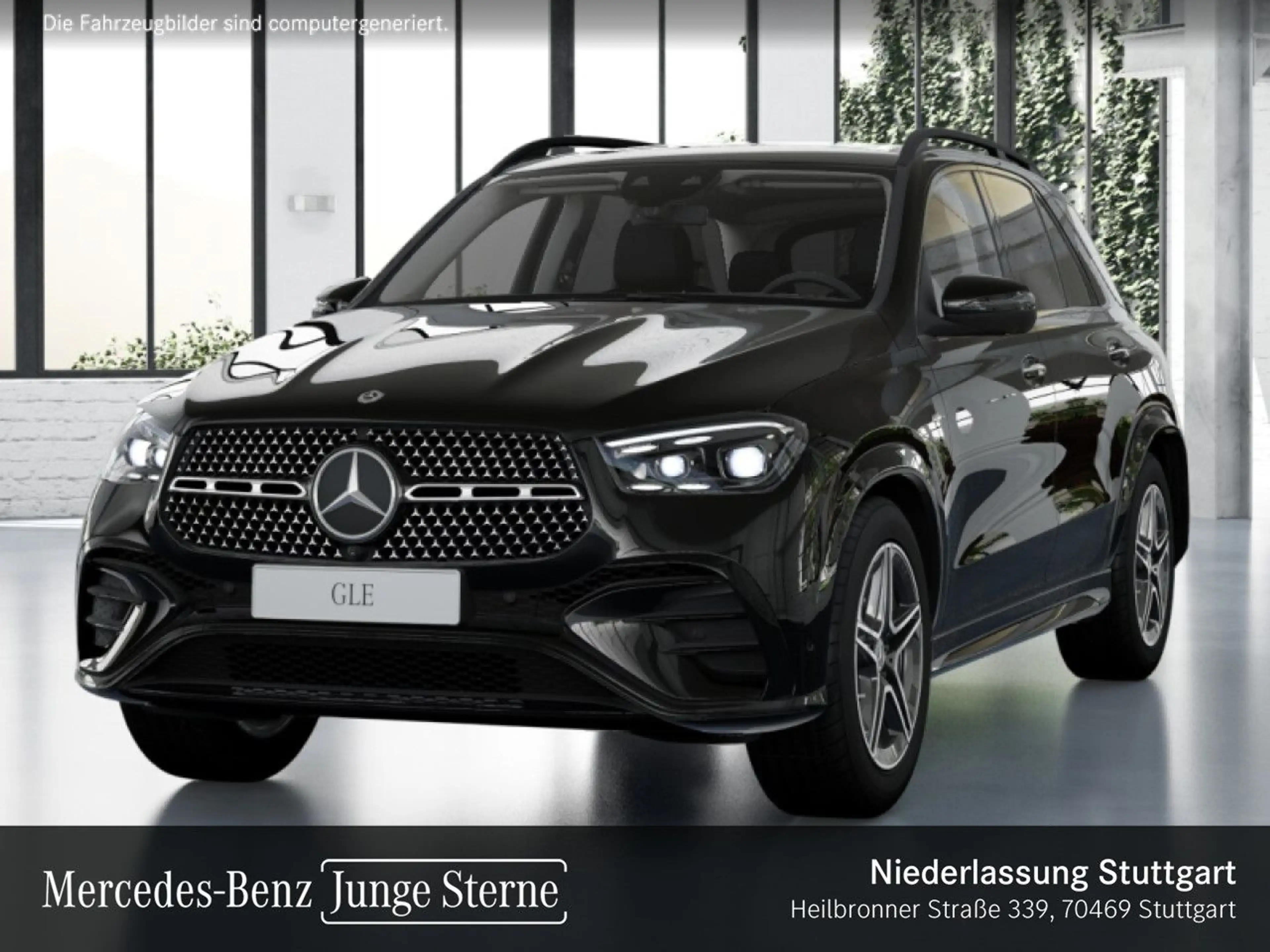 Mercedes-Benz GLE 350 de 4M AMG+NIGHT+PANO+360+AHK+MULTIBEAM+20" — photo 2
