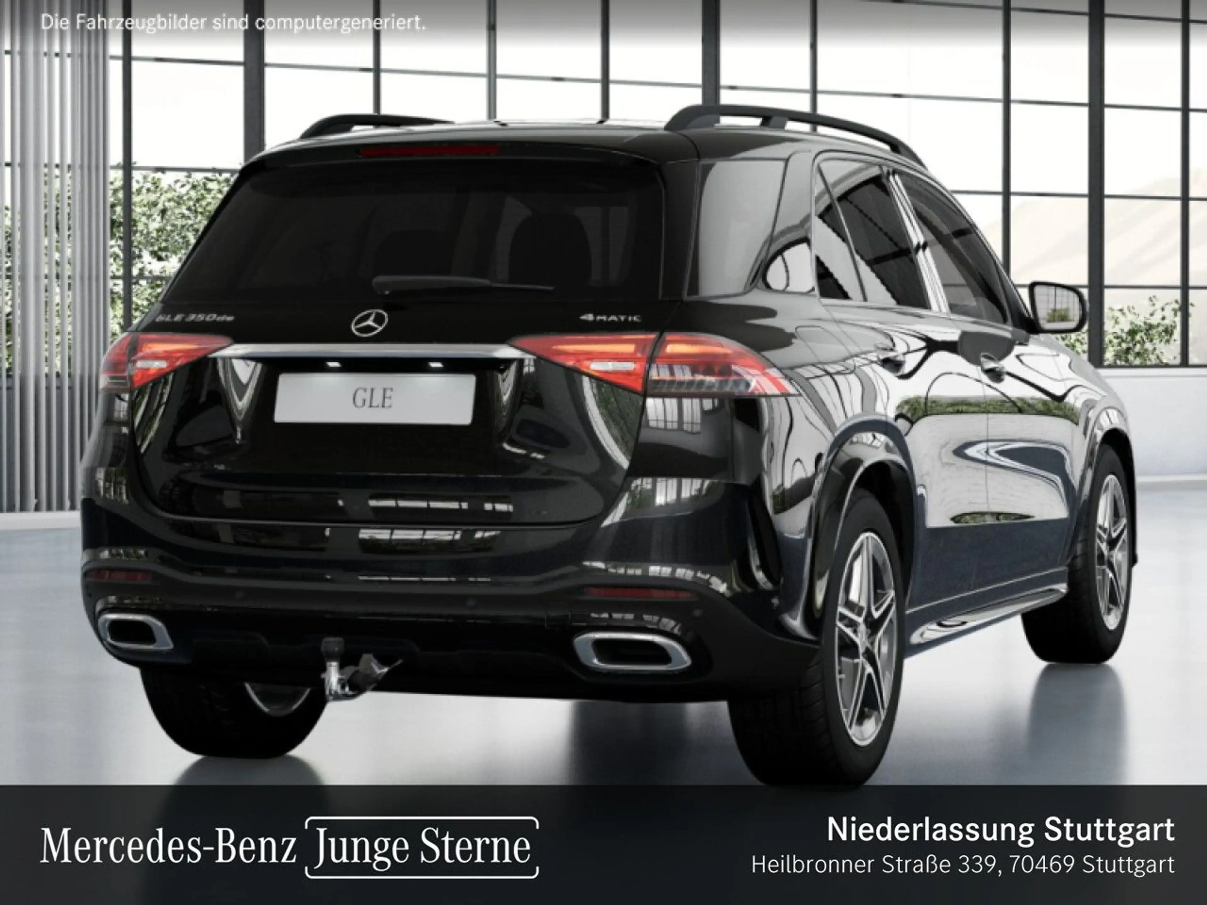 Mercedes-Benz GLE 350 de 4M AMG+NIGHT+PANO+360+AHK+MULTIBEAM+20" — photo 5