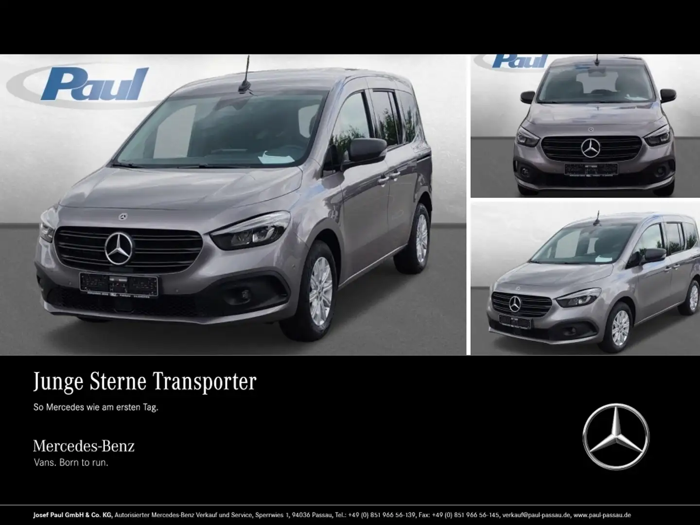 Mercedes-Benz Citan 113 Tourer Pro MBUX+Kamera+LED+Tempomat Gris - 1