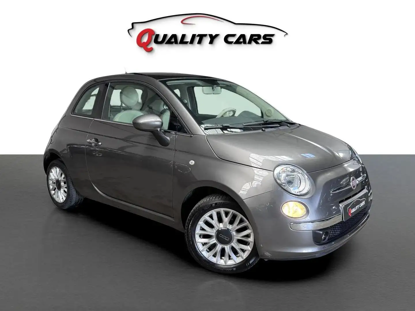 Fiat 500 1.2i benzine | 52.000 KM !! | CarPlay | Navi Grijs - 1