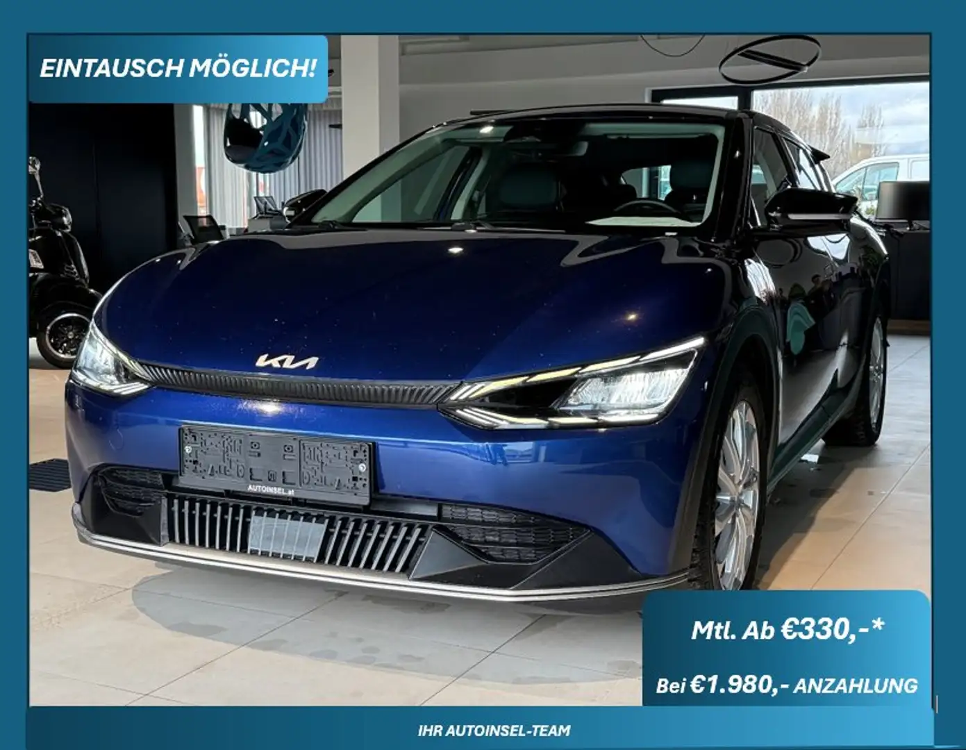 Kia EV6 RFK+SR&WR+Abstandstempomat Blau - 1