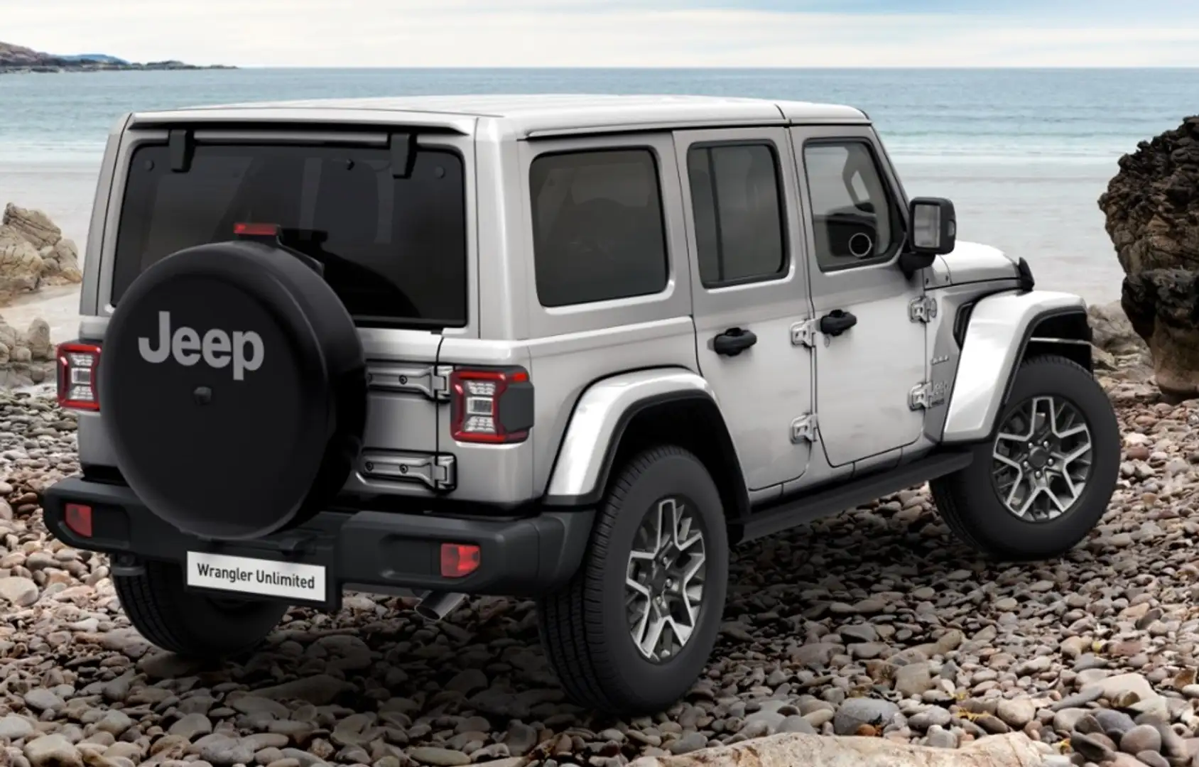 Jeep Wrangler ICEMY24 Sahara 2.0l GDI 272PS 4x4 AT8 Silber - 2