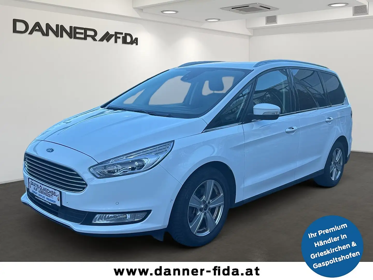Ford Galaxy 2,0 190PS Diesel/EcoBlue SCR Titanium Automatik... Blanc - 1
