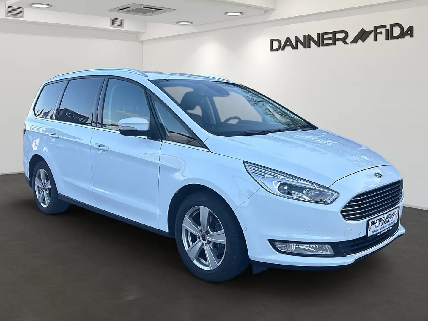 Ford Galaxy 2,0 190PS Diesel/EcoBlue SCR Titanium Automatik... Blanc - 2
