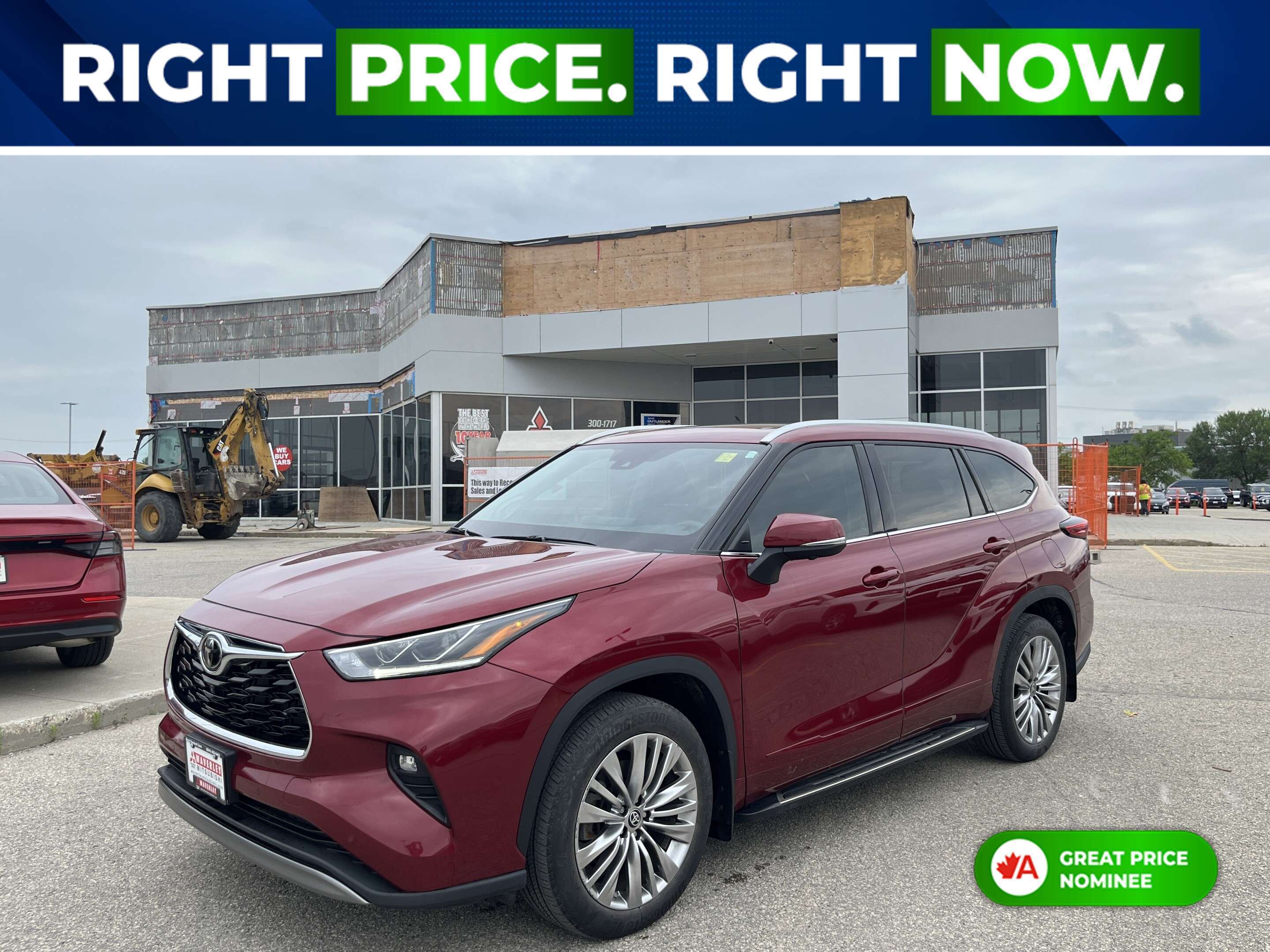 Red 2023 Toyota Highlander SUV / Crossover All-Wheel Drive 8-Speed Automatic