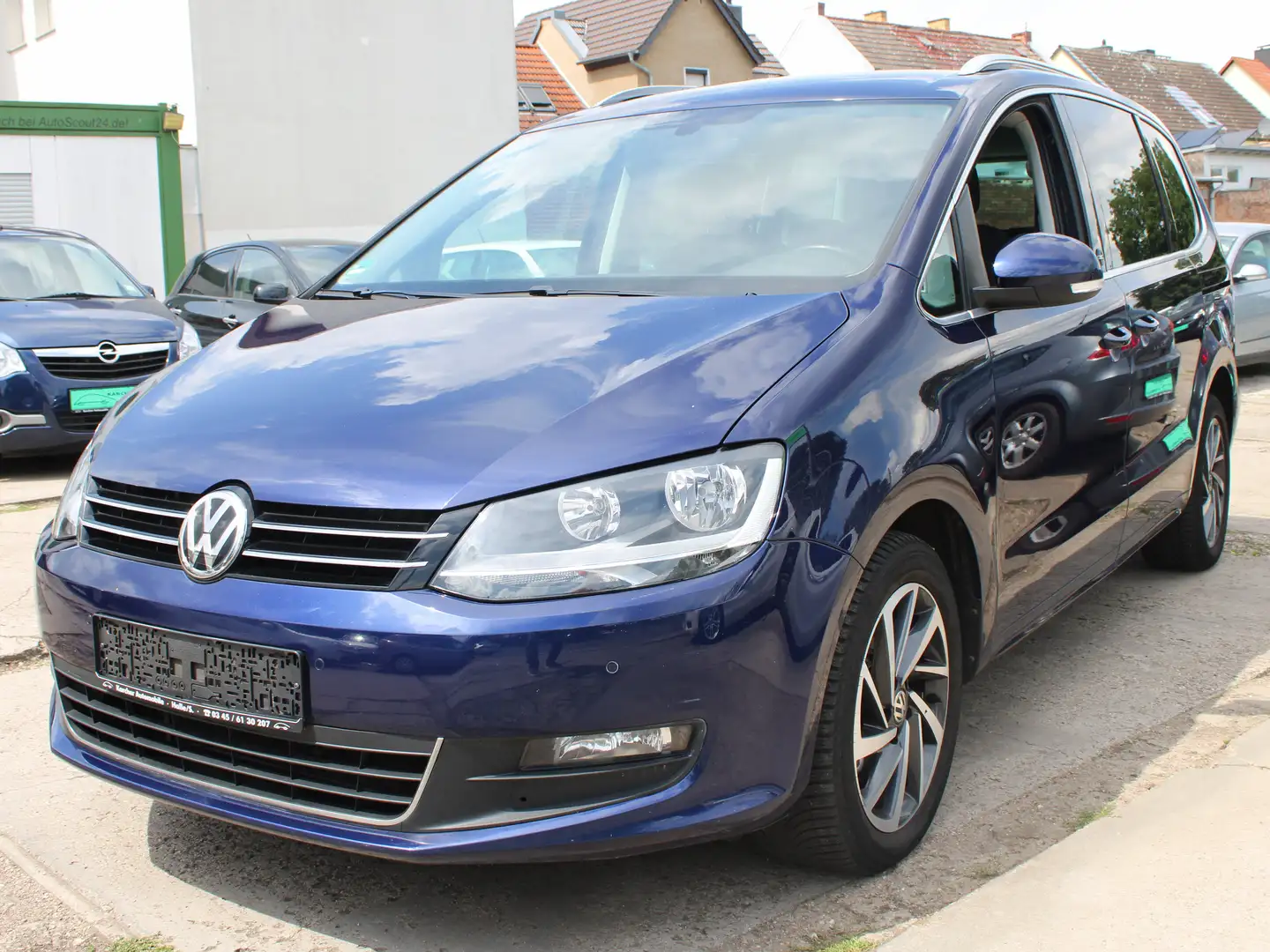 Volkswagen Sharan Sound BMT/7Sitzer*Klimatronic*SH*PDC* Azul - 2