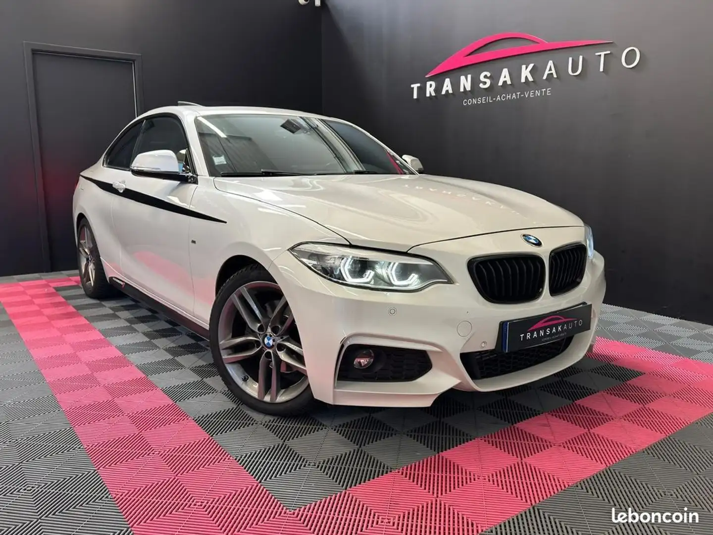 BMW 220 SERIE COUPE F22 LCI2 220d 190ch BVA8 M Sport ORIGI Blanc - 1