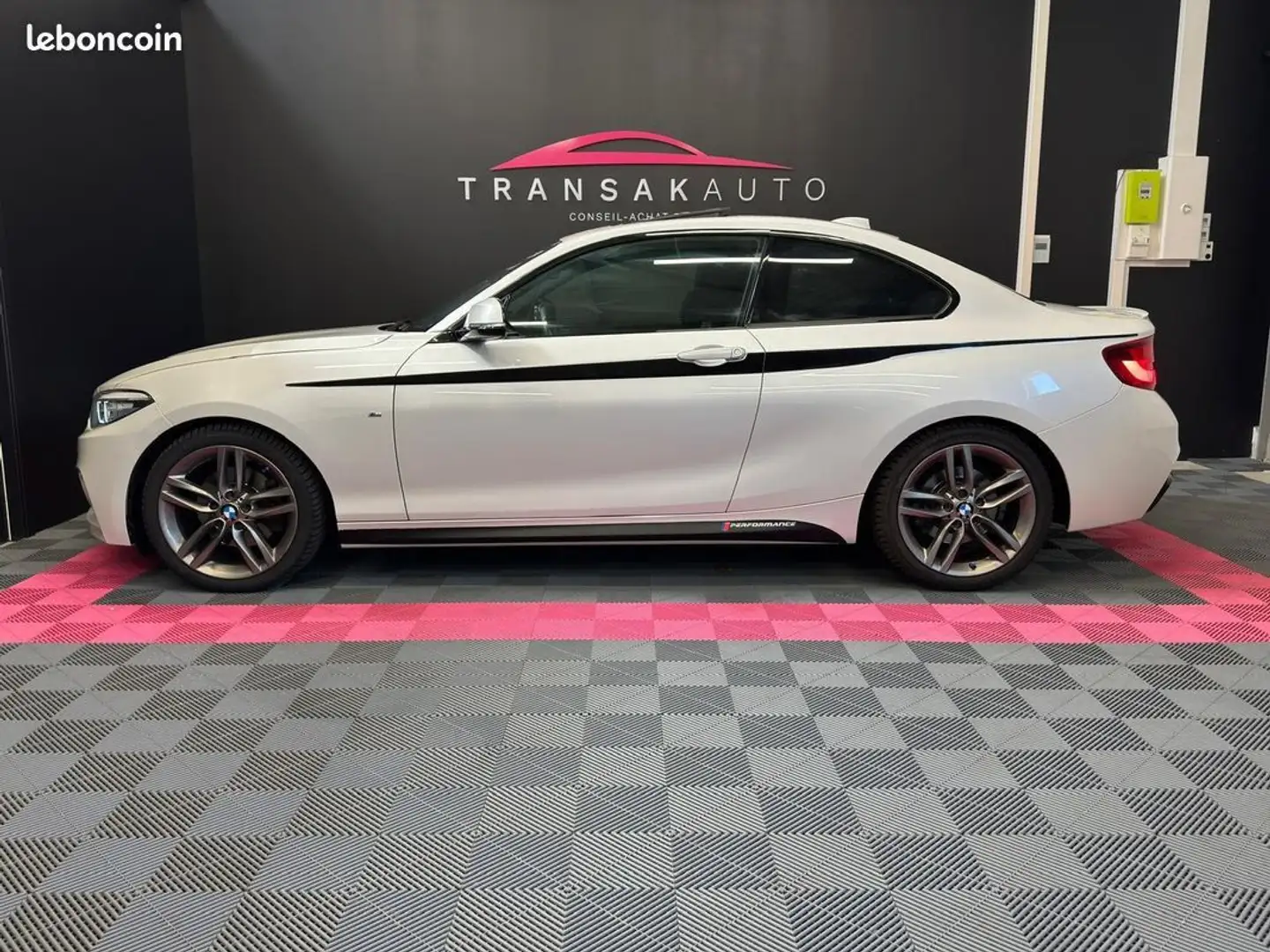BMW 220 SERIE COUPE F22 LCI2 220d 190ch BVA8 M Sport ORIGI Blanc - 2
