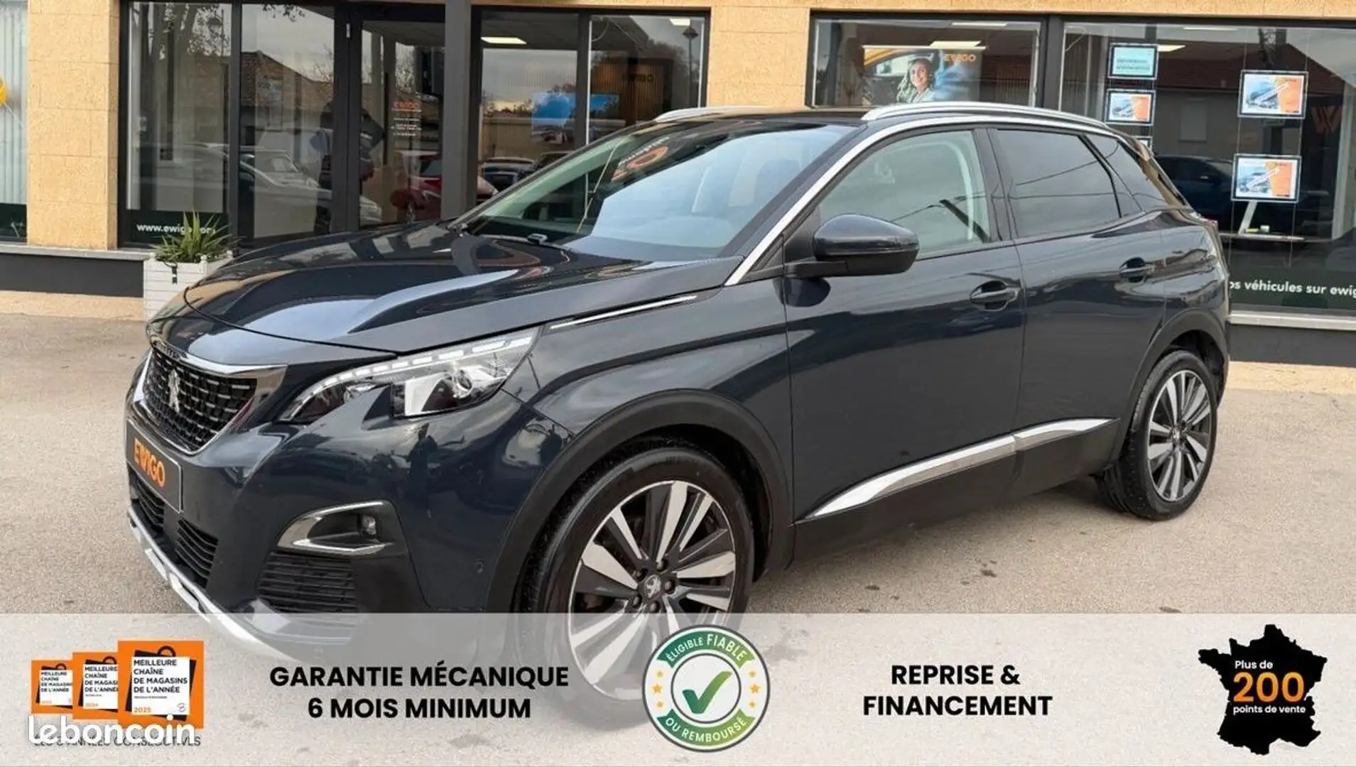 Peugeot 3008 1.6 bluehdi 120ch allure business s&s Gris - 1