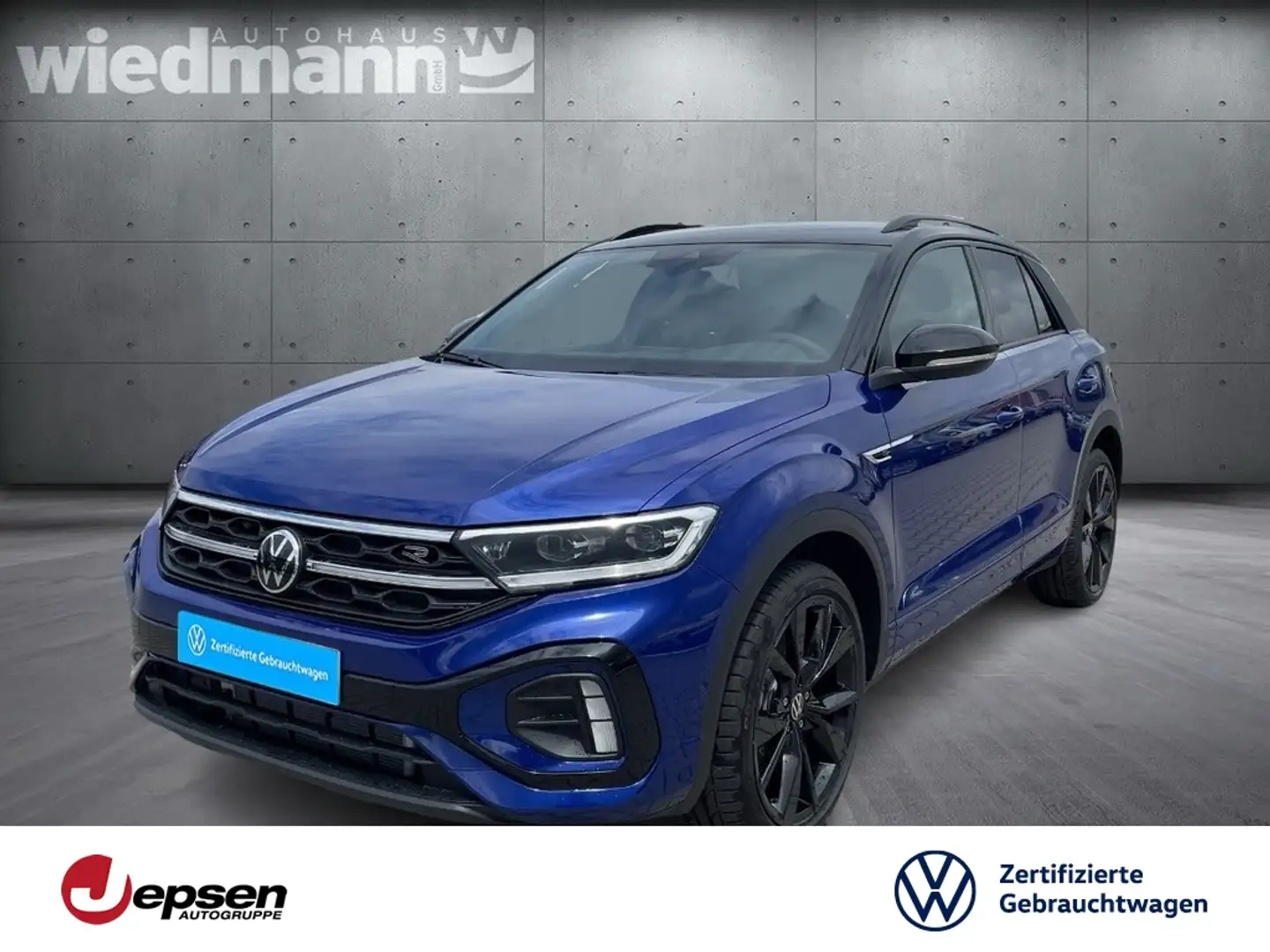 Volkswagen T-Roc R-Line 1.5 TSI DSG AHK+ACC+RearView+Keyless Blau - 1