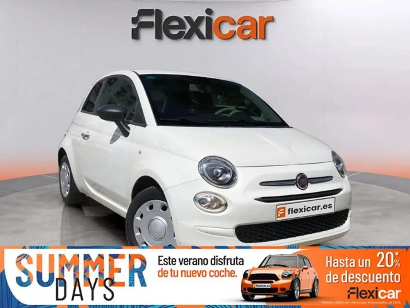 Fiat 500 1.2+8v+69+CV+Lounge Bianco - 1