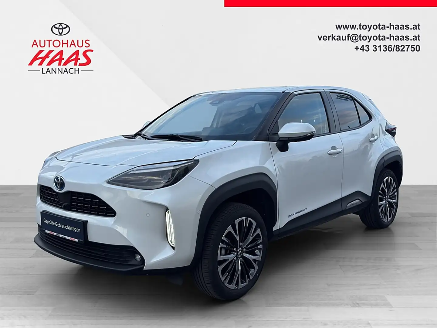 Toyota Yaris Cross 1,5 VVT-i Hybrid Elegant Aut. Weiß - 1