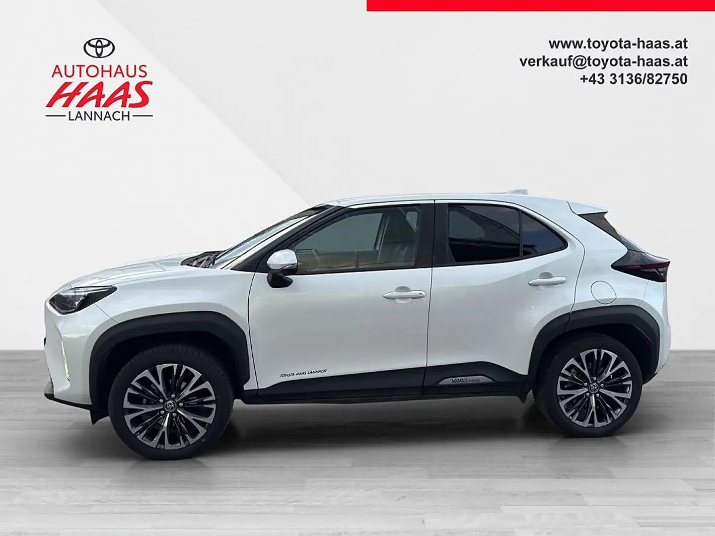 Toyota Yaris Cross 1,5 VVT-i Hybrid Elegant Aut. Weiß - 2
