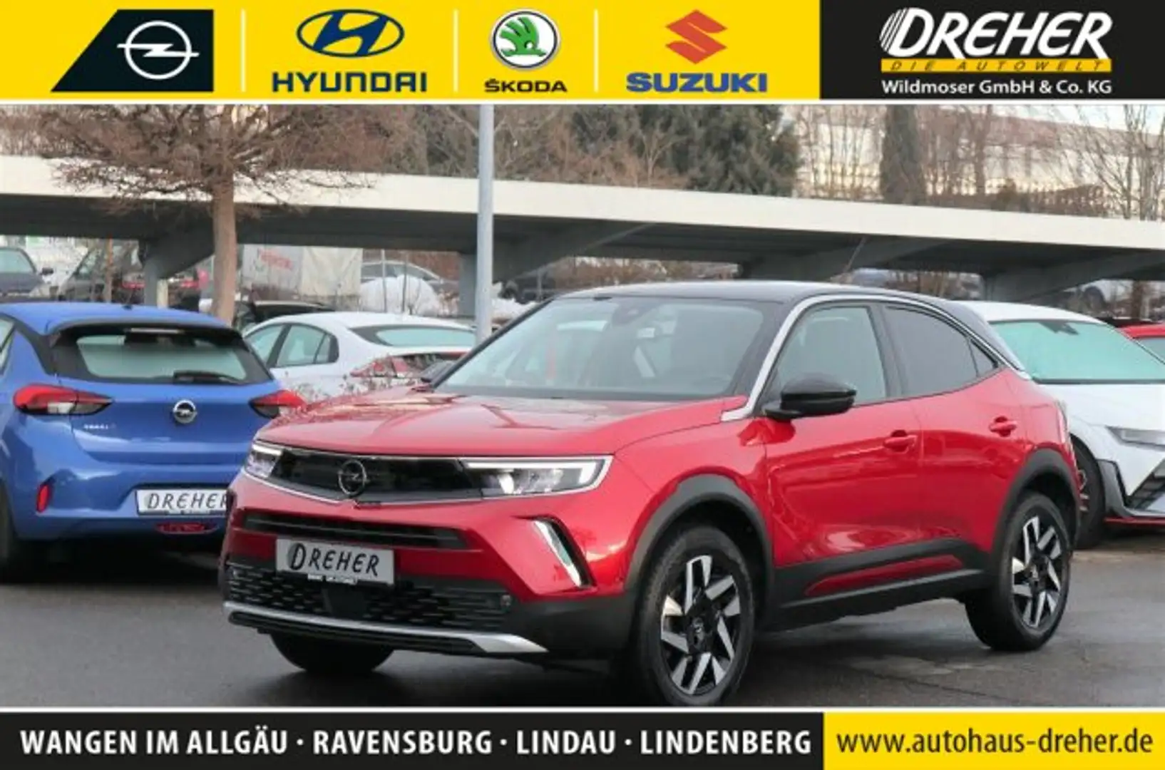 Opel Mokka Mokka 1.2 Turbo Elegance Navi/Autom./Kamera/LM LED Rouge - 1