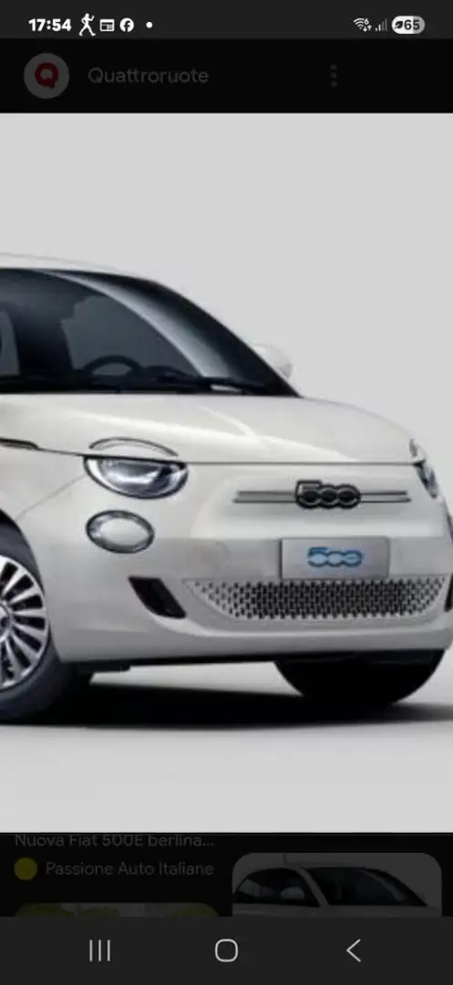 Fiat 500e Berlina 42 kWh Icon NO FINANZIAMENTO Weiß - 1