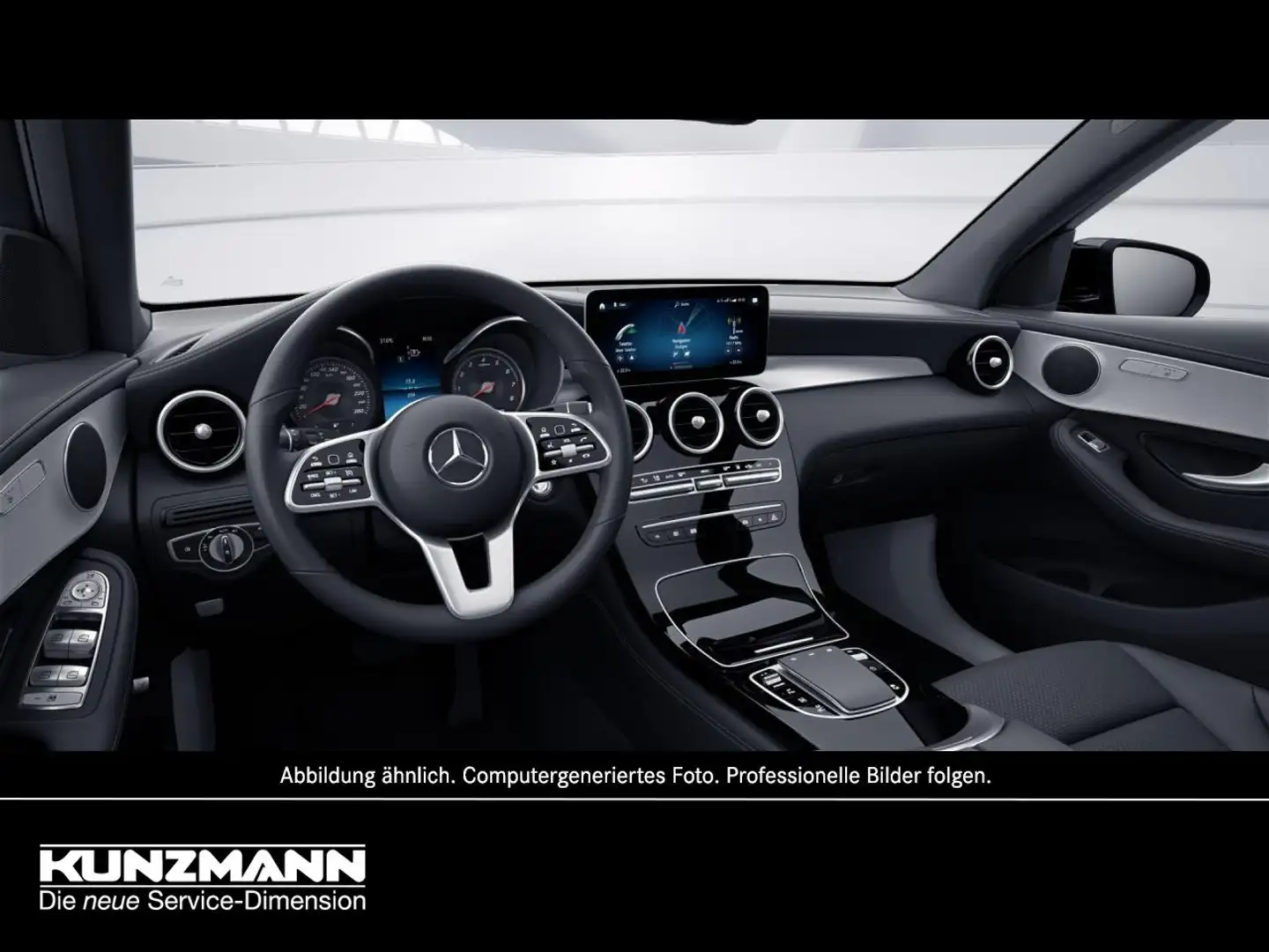 Mercedes-Benz GLC 300 e 4M Exclusive MBUX Navi EasyP AHK ParkP Schwarz - 2