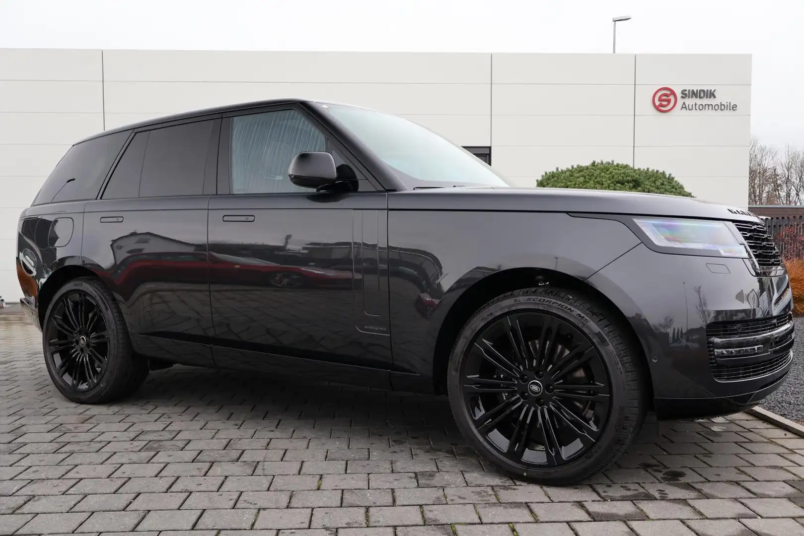 Land Rover Range Rover D350 SWB AUTOBIOGRAPHY-RearTV-AHK Gris - 2