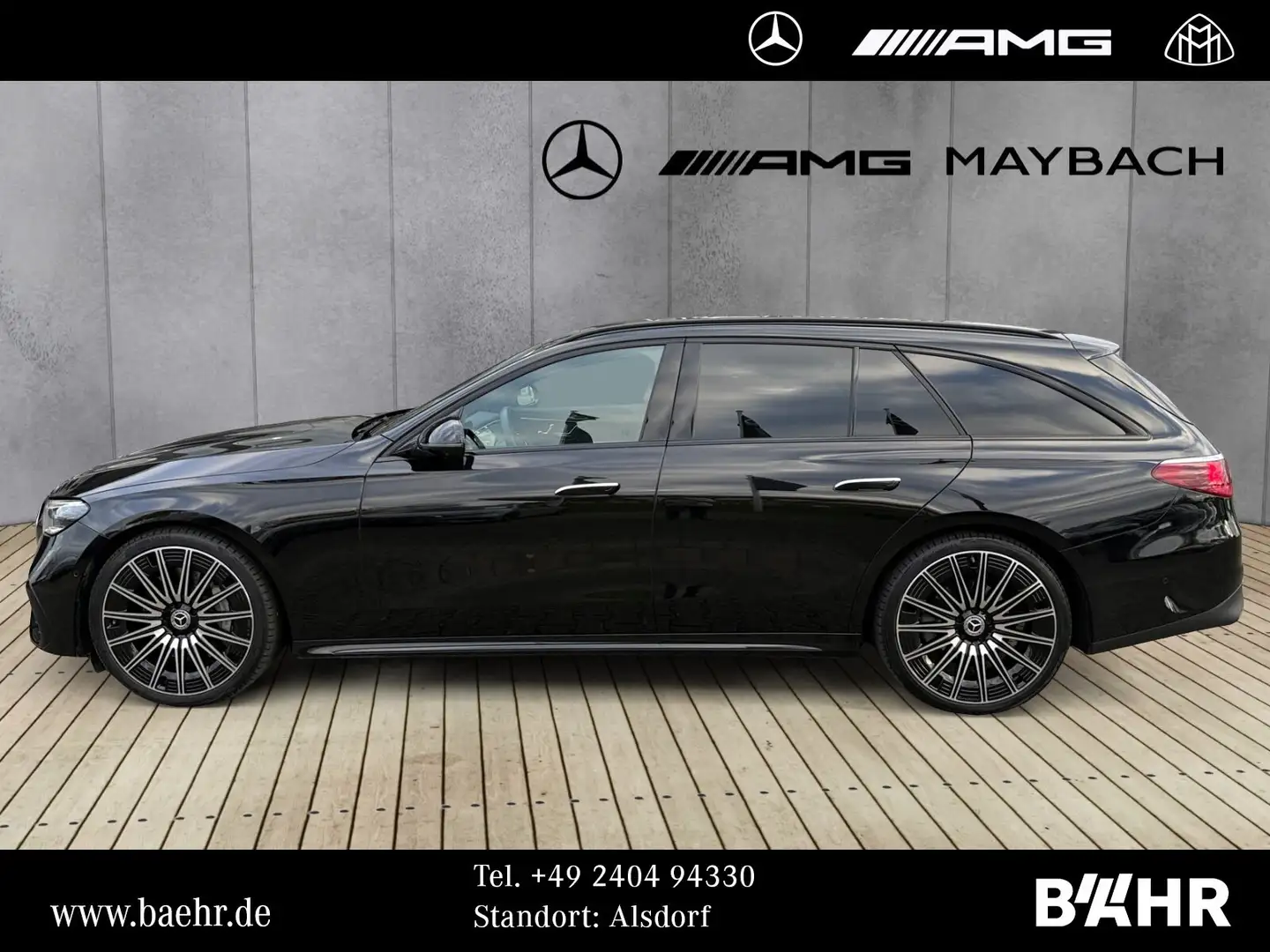 Mercedes-Benz E 220 E 220 d T AMG+Night/Pano/AHK/Digital-Light/360° Schwarz - 2