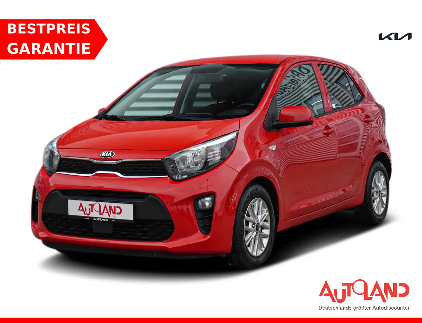 Kia Picanto 1.0 Dream Team Sitzheizung DAB Klima USB Rot - 1