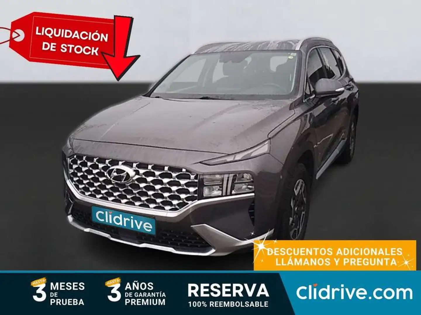 Hyundai SANTA FE 1.6 TGDi HEV Klass Auto 4x2 Gris - 1