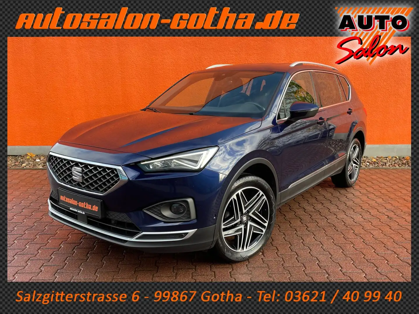 SEAT Tarraco Xcellence DSG 4Drive 7-Sitze CAM+Standhz Blau - 1