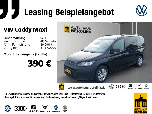 Volkswagen Caddy Kombi 1.5 TSI DSG *7-Sitzer*AHK*SHZ*