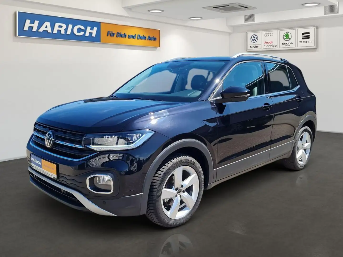 Volkswagen T-Cross 1.0 TSI DSG Style Navi Rückfahrkamera Schwarz - 1