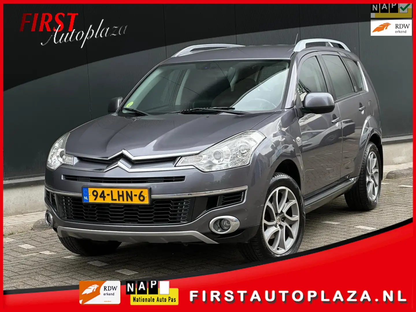 Citroen C-Crosser 2.4-16V Dynamique 4WD AUTOMAAT HALF-LEDER/CRUISE/A Gris - 1