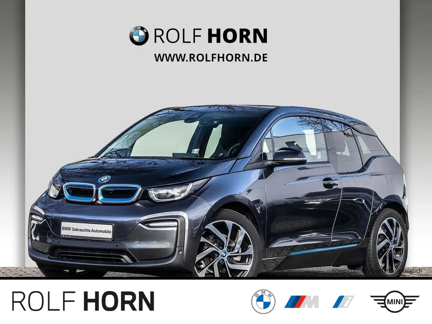 BMW i3 (120 Ah), 125kW Navi Glasdach RfKam 19" Klima Grau - 1