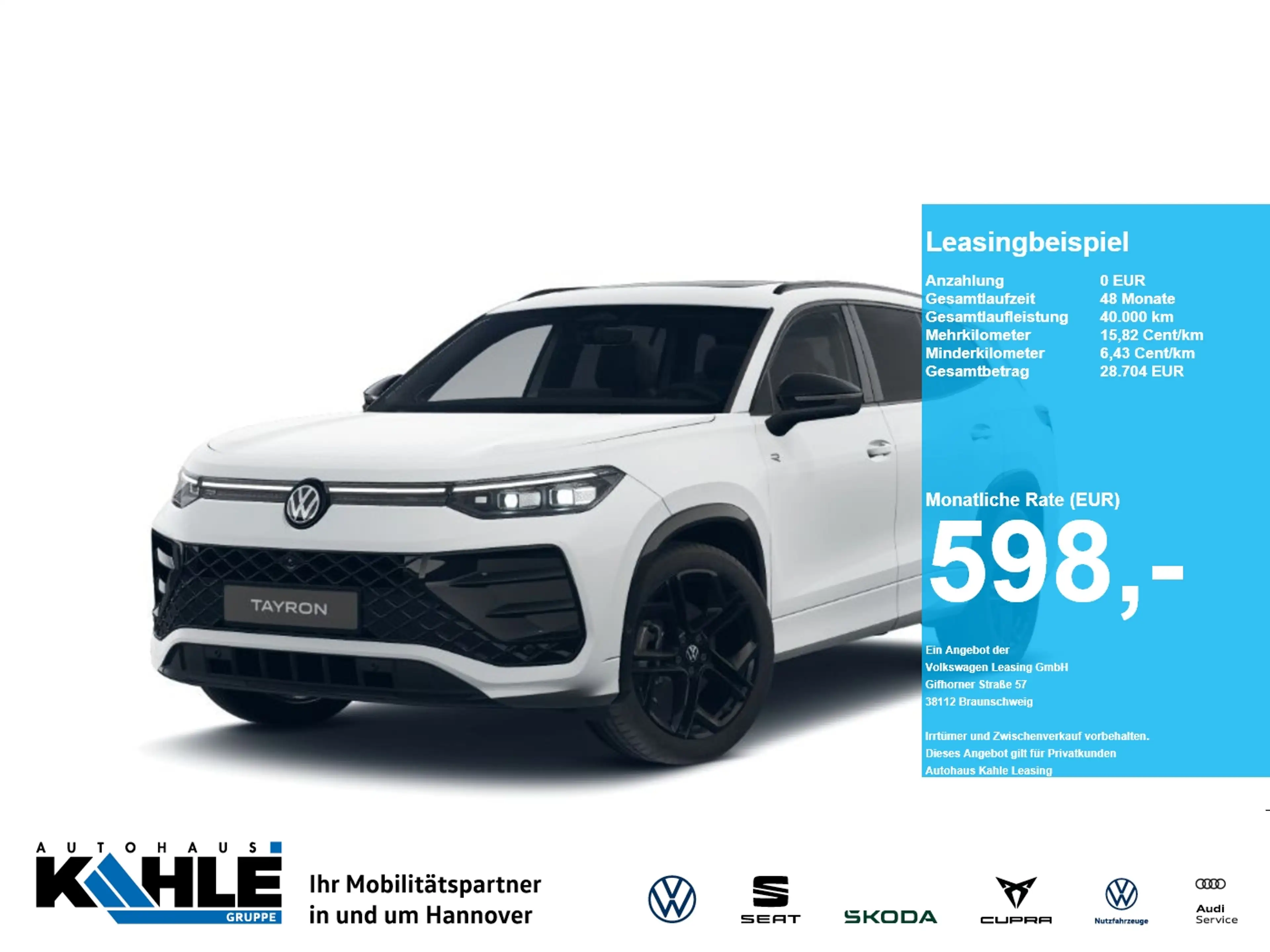 Volkswagen Tayron 2.0 TDI R-Line 4Motion CarPlay Pano Black