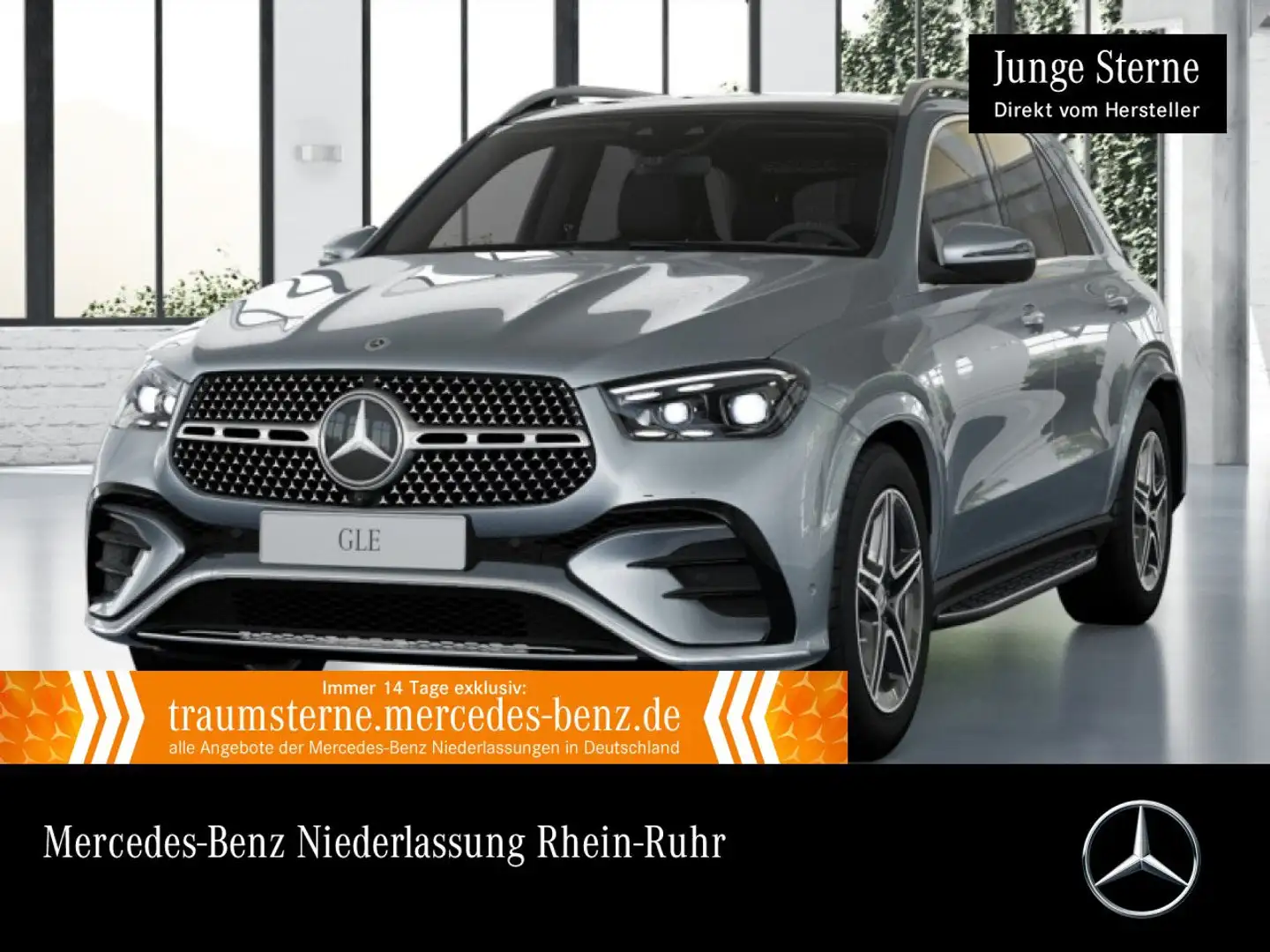 Mercedes-Benz GLE 400 e 4M AMG+PANO+360+AHK+MULTIBEAM+20"+SPUR Argent - 1