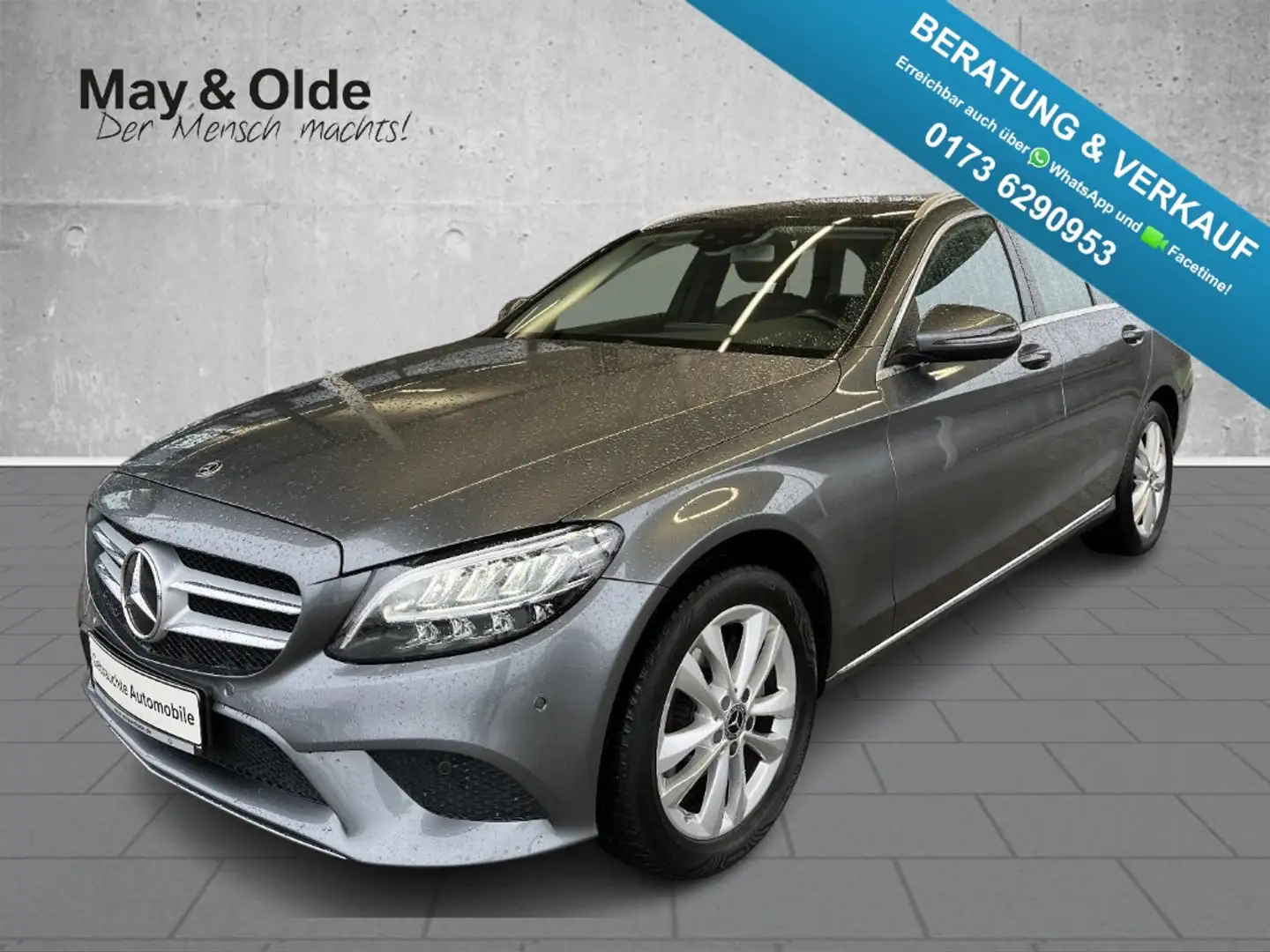 Mercedes-Benz C 220 d T 9G-Tronic Avantgarde 4Matic LED Pano Gris - 1