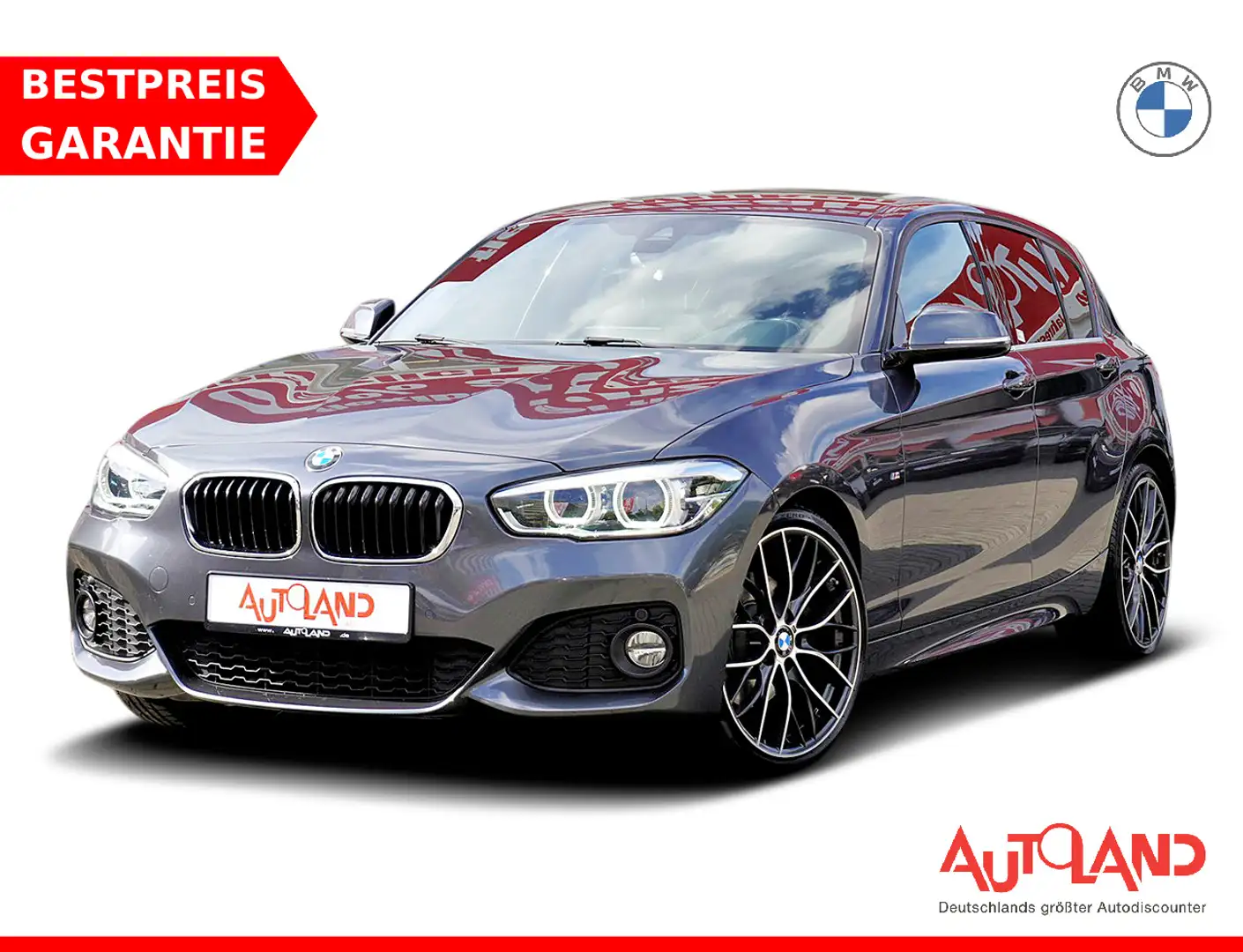 BMW 125 125i M Sport Navi Sitzheizung PDC HarmanKardon Gris - 1