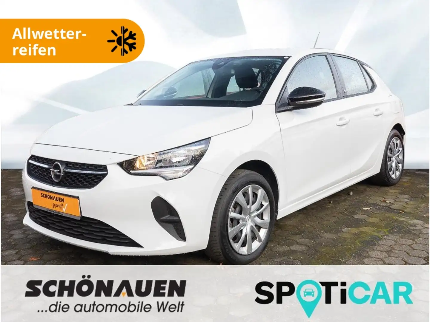 Opel Corsa ELEKTRO Edition ++BC7,4kW+CARPLAY+VZE+BC++ Weiß - 1