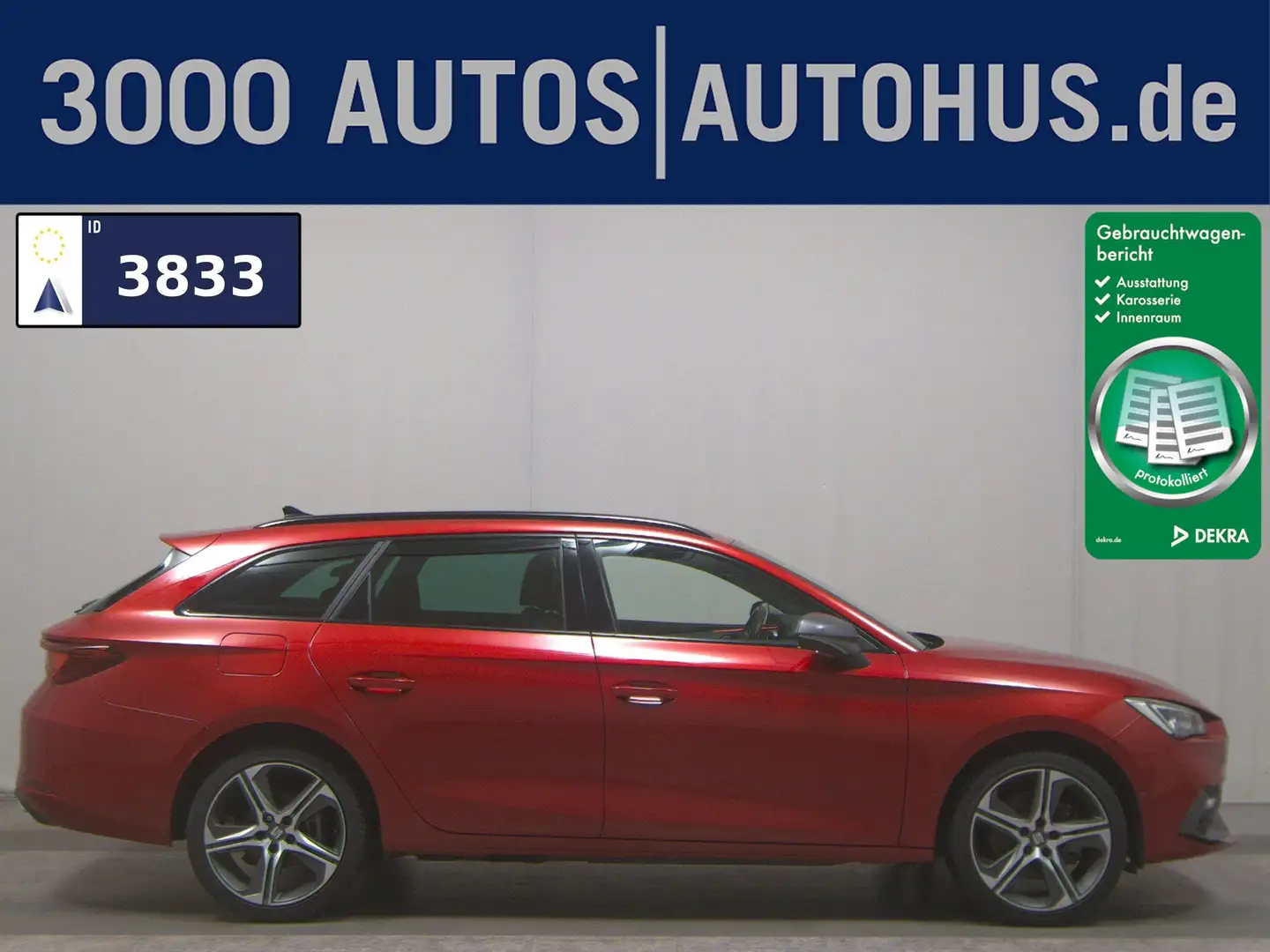 SEAT Leon Sportstourer 1.4 e-HYBRID FR Nav LED vc RFK Rot - 1