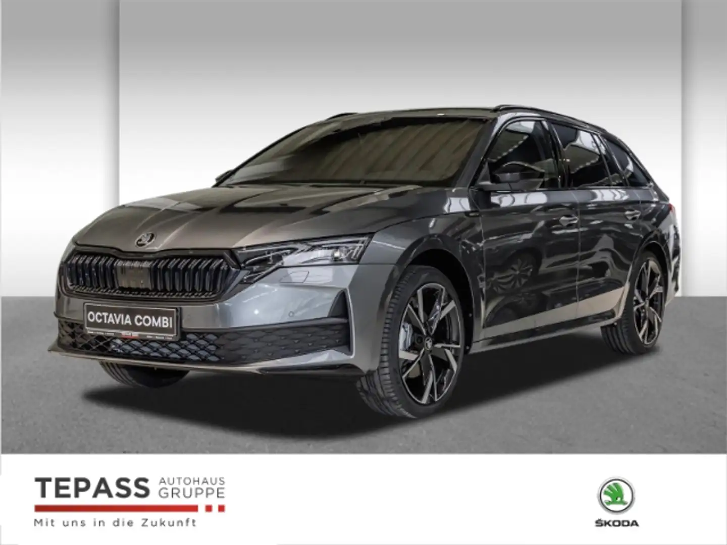 Skoda Octavia Combi 1.5l TSI Sportline NVI AHK WINTER Grigio - 1