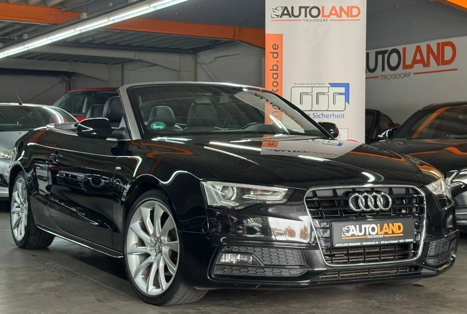 Audi A5 Cabriolet*S LINE*AUTOM*NAVI*XENON*SHZ*TEMPO* Schwarz - 1