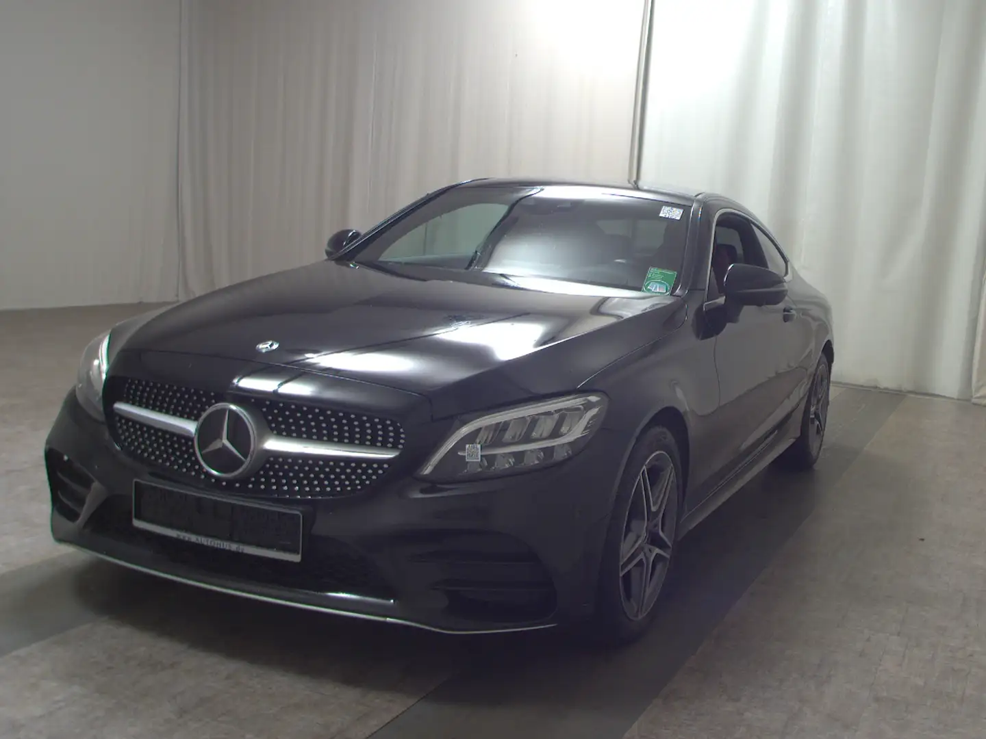 Mercedes-Benz C 220 Coupé d 4M AMG-Line Navi LED Pano 360° ACC Schwarz - 2