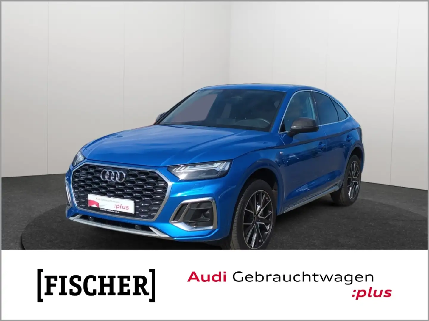 Audi Q5 Sportback 50TDI quattro S line Matrix Navi Rear Vi Blau - 1